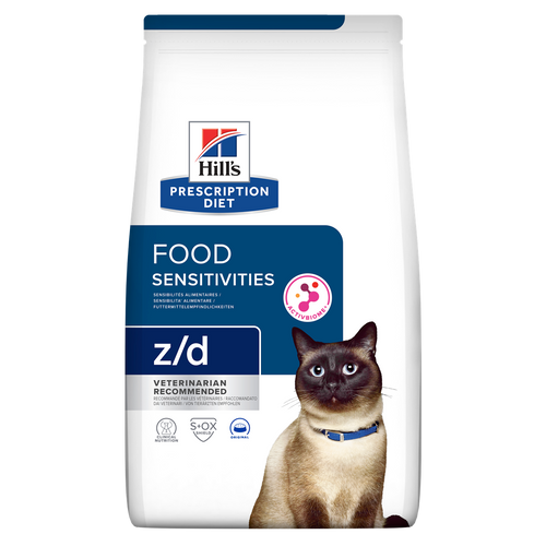z/d | Hill's Prescription Diet רגישות למזון לחתול, 6 ק