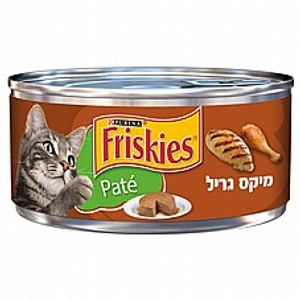 Friskies פריסקיז 156 גרם מזון רטוב לחתולים (מיקסד גריל)