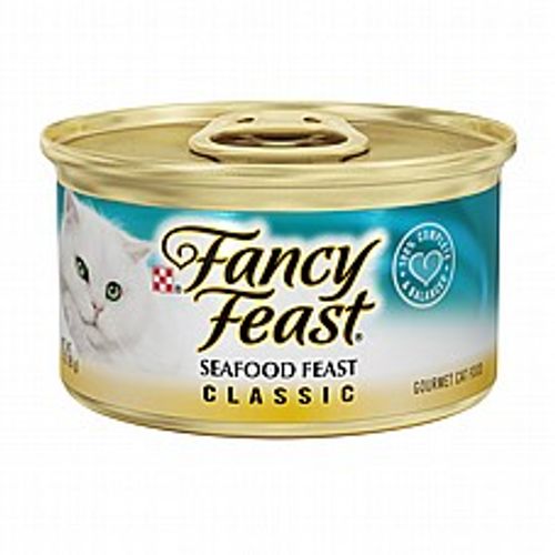 Fancy Feast פנסי פיסט 85 גר' מזון רטוב לחתולים בטעם גורמה פירות ים (קלאסיק)