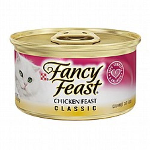 Fancy Feast פנסי פיסט 85 גר' מזון רטוב לחתולים בטעם גורמה עוף (קלאסיק)