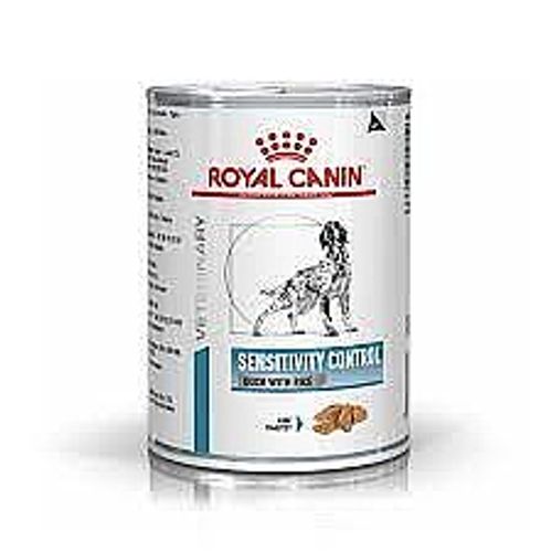 Royal Canin רויאל קנין 420 גרם מזון רפואי רטוב (שימורים) לכלבים בוגרים להפחתת חוסר סבילות למרכיבי מזון (סנסיטיביטי קונטרול)