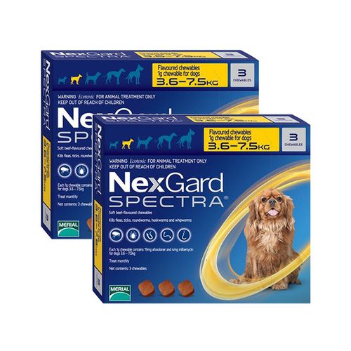 זוג נקסגארד ספקטרה 3.5-7.5 NexGard SPECTRA תוקף 09/27