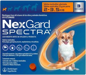 נקסגארד ספקטרה 2-3.5 NexGard SPECTRA תוקף 08/27