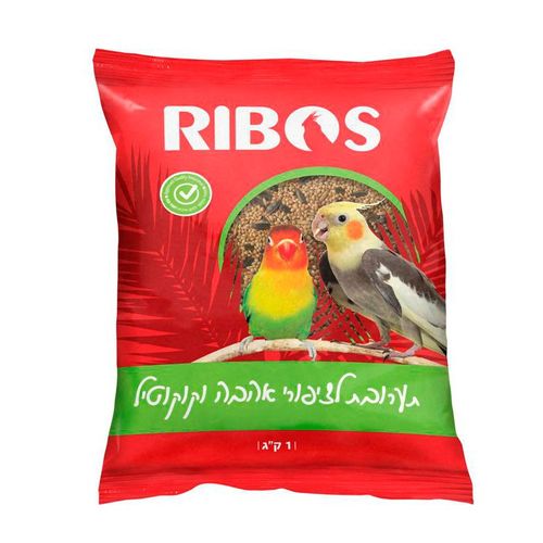 תערובת לציפורי אהבה וקוקוטלים ריבוס 1 ק