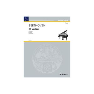 ספר תווים Beethoven 15 Waltzes