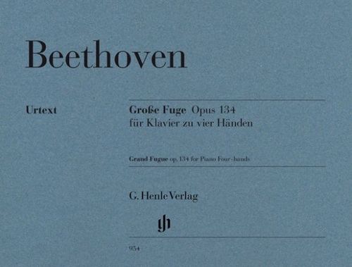 ספר תווים Beethoven Grand Fugue op. 134 for Piano Four-hands