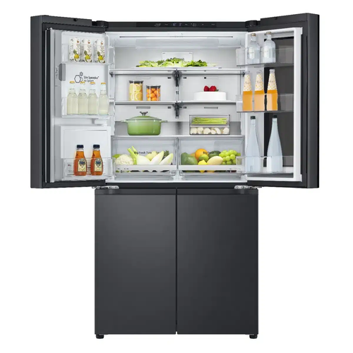 מקרר 4 דלתות 638 ליטר LG GR-730BINS נירוסטה מושחרת אל ג'י