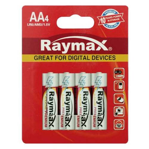 סוללות אלקליין AA RAYMAX 1\