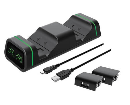 ערכת הטענה זוגית לשלטי XBOX Dragon