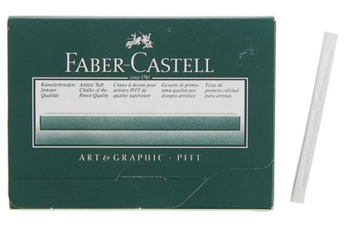 חבילת 288 גירים לבנים מסדרת  PITT PASTEL MEDIUM 