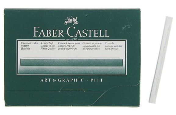 חבילת 288 גירים לבנים מסדרת  PITT PASTEL MEDIUM 