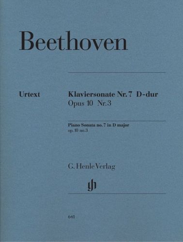 ספר תווים Beethoven Piano Sonata no. 7 D major op. 10 no. 3