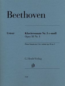 ספר תווים Beethoven Piano Sonata no. 5 c minor op. 10 no. 1 Henle