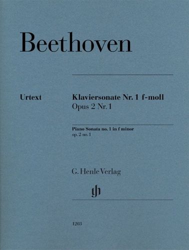 ספר תווים Beethoven Piano Sonata no. 1 f minor op. 2 no. 1