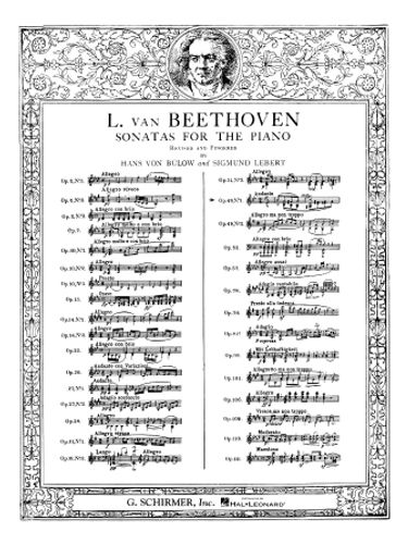 ספר תווים Beethoven Sonata in G Minor, Op. 49, No. 1