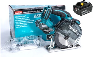 מסור עגול למתכת 136 מ"מ מתח 18V כולל סוללה 6.0 אמפר MAKITA DCS552 מקיטה