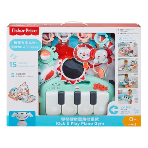 פישר פרייס אוניברסיטה אורגן -GDL83 Fisher-Price Kick & Play Piano Gym