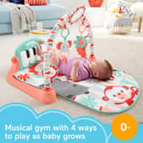 פישר פרייס אוניברסיטה אורגן -GDL83 Fisher-Price Kick & Play Piano Gym