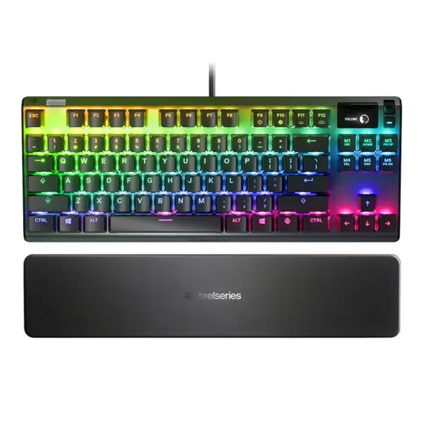 מקלדת גיימינג מכאנית מקצועית מוקטנת SteelSeries Apex pro TKL