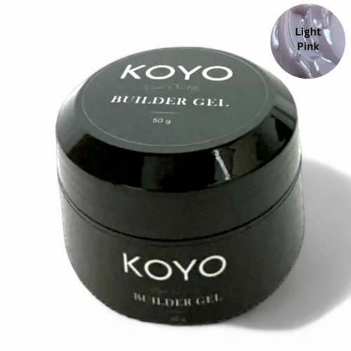 ג'ל בניה קויו בצבע ורוד בהיר  KOYO Light Pink Builder Gel