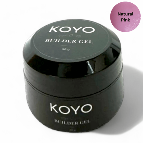 ג'ל בניה קויו בצבע ורוד בהיר  KOYO Natural Pink Builder Gel 