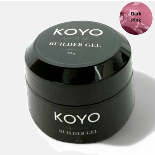ג'ל בניה קויו בצבע ורוד בהיר  KOYO Dark Pink Builder Gel 