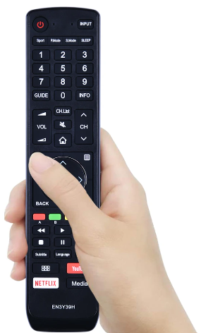 שלט  תואם לטלוויזיה הייסנס SMART HISENSE דגם EN3Y39H