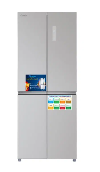 מקרר 4 דלתות זכוכית 450 ליטר Luxor לוקסור NF-535