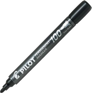 טוש פרמננט 100 עגול שחור
