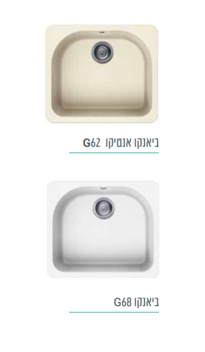 כיור מטבח פוקס 59/51 מק