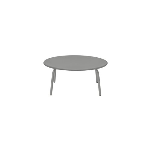 שולחן לאונג' נמוך עגול אפור גרניט YUA Lounge Table
