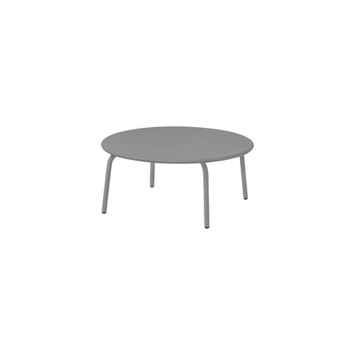 שולחן לאונג' נמוך עגול אפור גרניט YUA Lounge Table