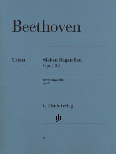 ספר תווים Beethoven Seven Bagatelles op. 33