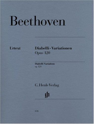 ספר תווים Beethoven Diabelli Variations op. 120