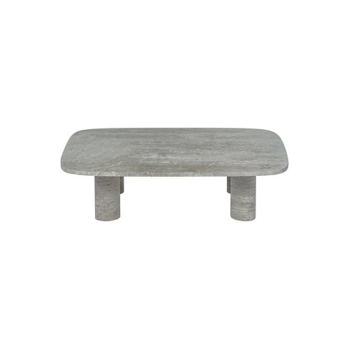 שולחן סלון מלבני Travertine Silver VOLOS