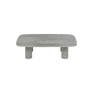 שולחן סלון מלבני Travertine Silver VOLOS