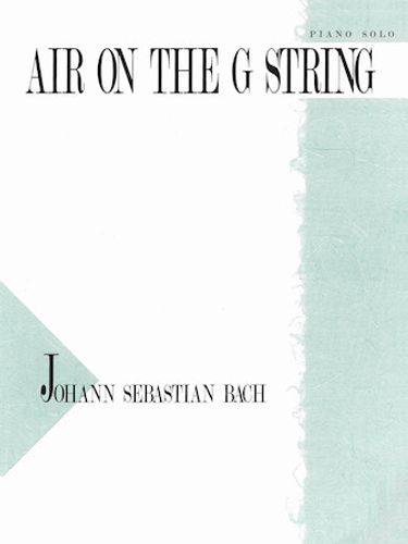 ספר תווים Bach Air on the G String Air from Suite in D