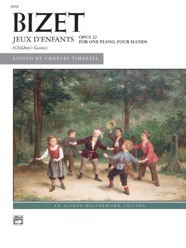 ספר תווים Bizet: Jeux d'enfants (Children's Game), Opus 22 For One Piano, Four Hands