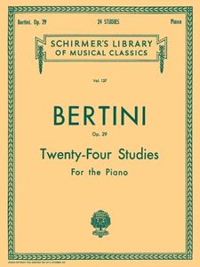 ספר תווים Bertini 24 Studies, Op. 29 Schirmer