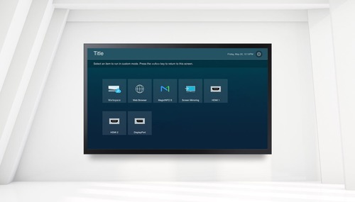 צג שילוט מקצועי מגע Samsung QM55B-T 55 Touch Display