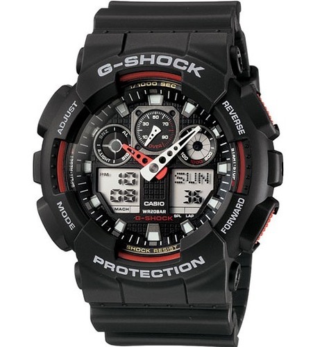 שעון יד ג'י-שוק GA-100-1A4 G-SHOCK