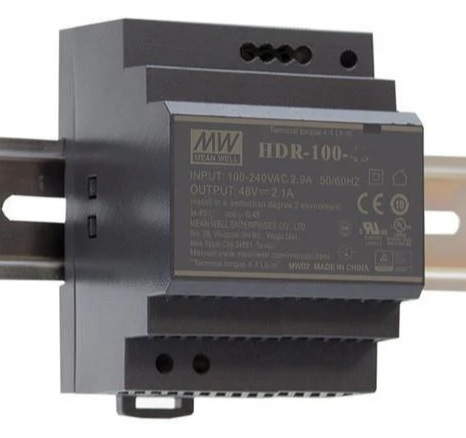 ספק כוח DC ממותג 24V 4.2A הרכבה על פס דין בלוחות חשמל