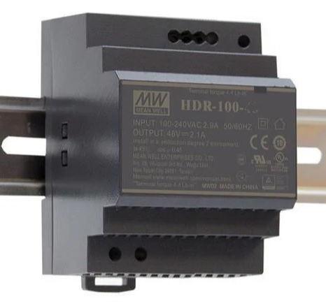 ספק כוח DC ממותג 24V 4.2A הרכבה על פס דין בלוחות חשמל