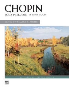ספר תווים Chopin: Four Preludes, Opus 28, Nos. 4, 6, 7, 20