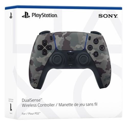 Playstation 5 dualsense wireless controller gray camo