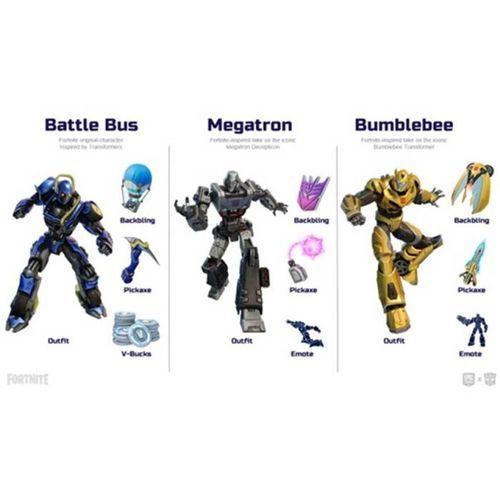 Fortnite Transformers Pack PS5 סוני
