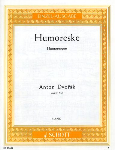 ספר תווים Dvorak: Humoresque Op. 101 No. 7 