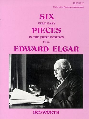 ספר תווים Elgar: 6 Very Easy Pieces In The First Position Op.22 For Violin & Piano (Bosworth)