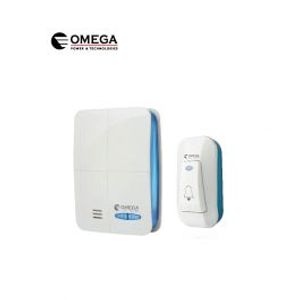 פעמון דלת אלחוטי דיגיטלי כחול Omega