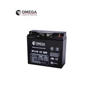 מצבר עופרת 12V 20A Omega